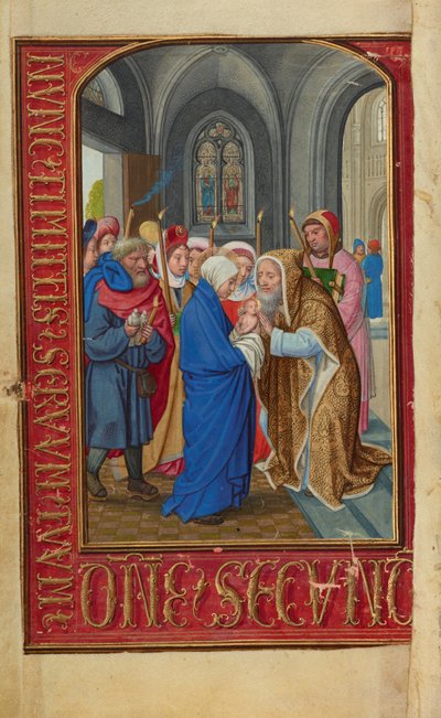 Die Darstellung im Tempel von Simon Bening