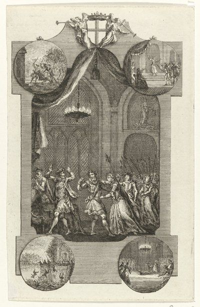 Gescheiterter Anschlag auf Amersfoort von Simon Fokke