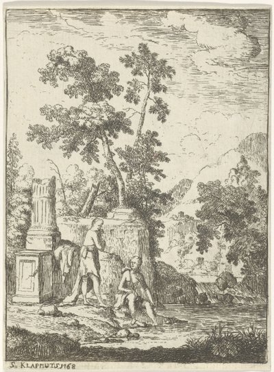 Badende Mädchen von Simon Klapmuts