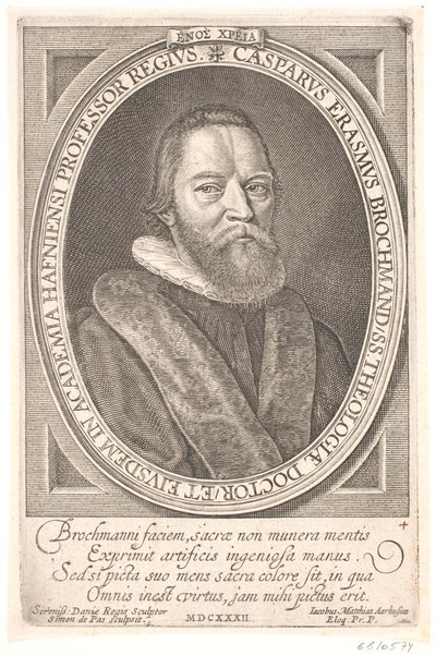 Bischof Jesper Rasmussen Brochmand von Simon de Pas