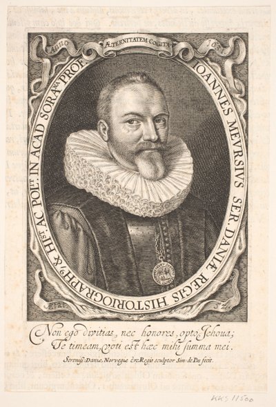 Johannes Meursius, königlicher Historiograph von Simon de Pas