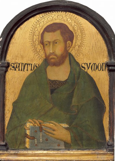 Heiliger Simon, ca. 1315-1320 von Simone Martini