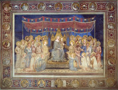 Maestà, 1315-1321 von Simone Martini di