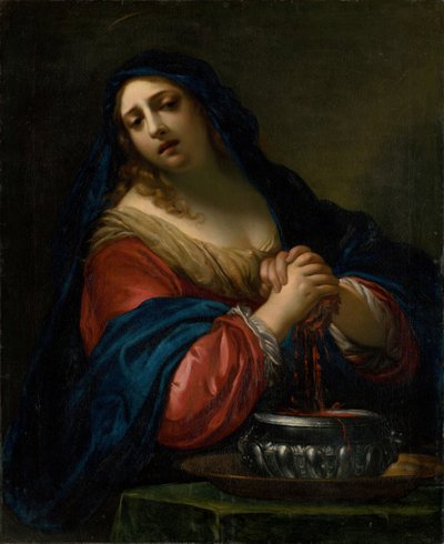 Heilige Praxedis, um 1650 von Simone Pignoni