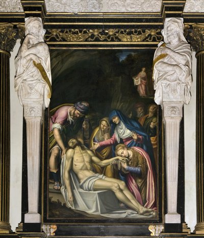Die Kreuzabnahme, 1591 von Simone Veneziano Peterzano