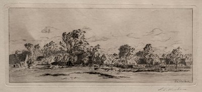 Windiger Morgen - Schleissheim von Sion Longley Wenban