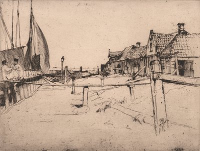 Im Hafen, Volendam von Sir Frank Short