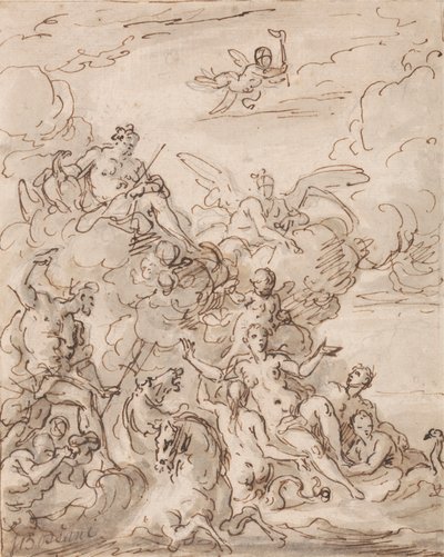 Die Geburt der Venus von Sir James Thornhill