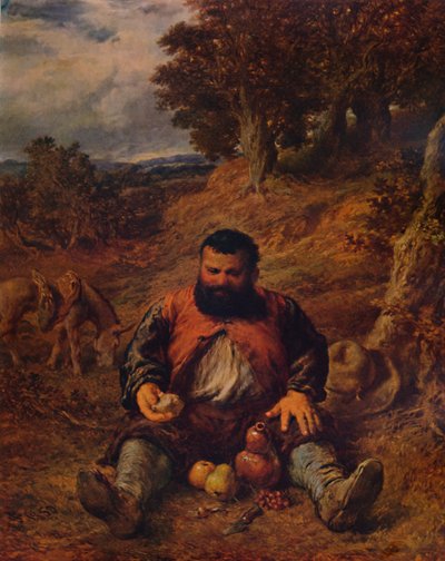 Sancho Panza, 1859 von Sir John Gilbert