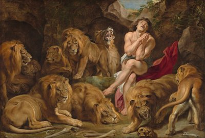 Daniel in der Löwengrube von Sir Peter Paul Rubens