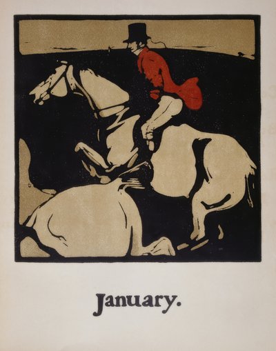 Pferderennen von Sir William Nicholson