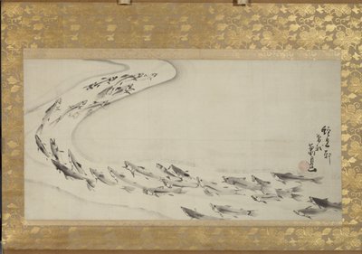 Schwarm von Fischen von Soga Shohaku