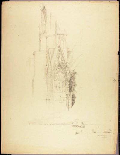 Kathedralenfassade von Solon H. Borglum