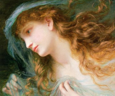 Kopf einer Nymphe von Sophie Gengembre Anderson