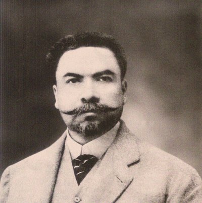 Porträt von Rubén Darío von South American School