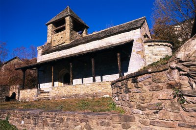 Kirche von Saint Sadurni von Fustanya, Spanien von Spanish School