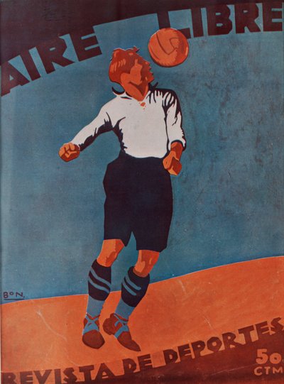 Titelseite von Aire Libre, ca. 1920-30 von Spanish School