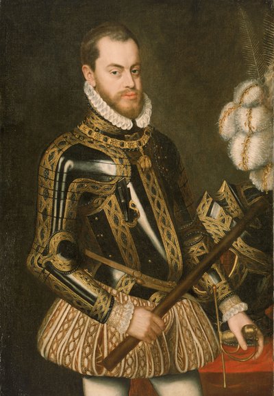 Philipp II. von Spanien (1527-1598) von Spanish School