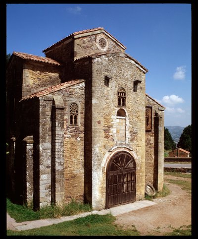 Ansicht der Kirche (848) von Spanish School