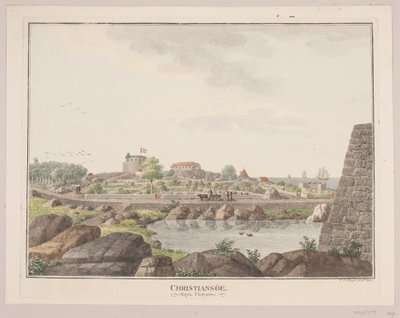 Christiansø. Von der Westseite gesehen von Søren L. Lange