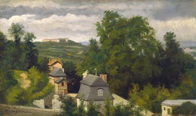 Ansicht am Stadtrand von Caen, 1872-1875 von Stanislas Lepine