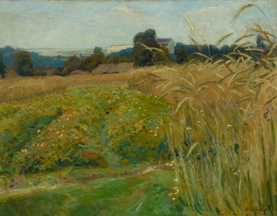 Landschaft in der Nähe von Krakau von Stanislaw Kamocki