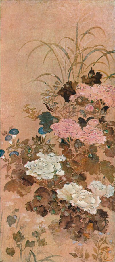 Sommerblumen, ca. 1615 von Sôtatsu