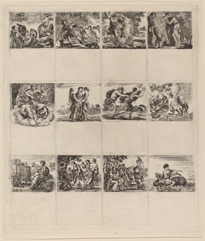 Mythologische Spielkarten von Stefano della Bella