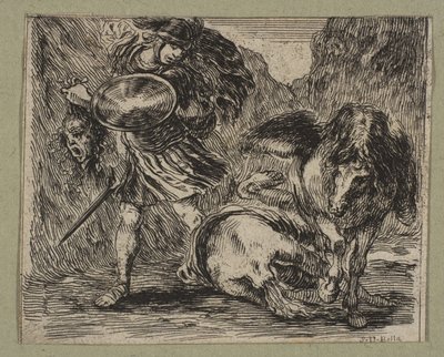 Perseus und Medusa, 1644 von Stefano della Bella