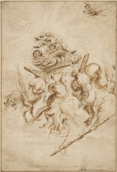 Der Sturz des Phaeton, ca. 1655 von Stefano della Bella