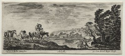 Die vier Elemente: Aer von Stefano della Bella