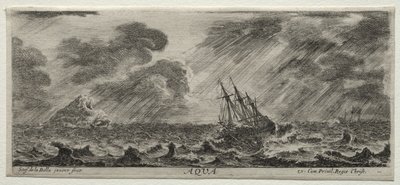 Die vier Elemente: Aqua von Stefano della Bella