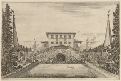 Die große Treppe von Stefano della Bella