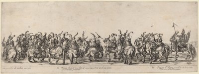 Dreißig Bogenschützen und Pagen von Stefano della Bella