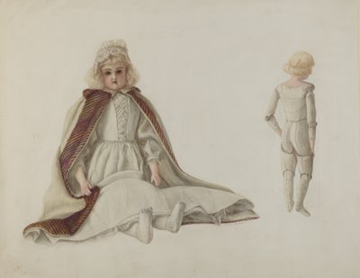 Puppe, ca. 1941 von Stella Mosher