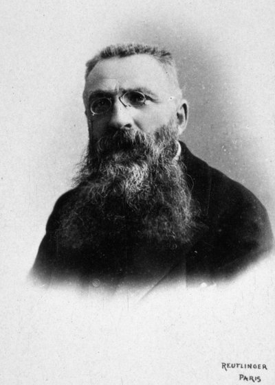 Auguste Rodin, ca. 1885-95 von Studio Reutlinger