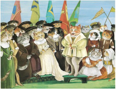 Illustration aus Opera Cats von Susan Herbert