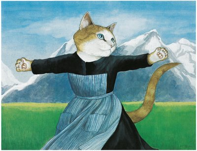 Illustration aus dem Film Cats von Susan Herbert