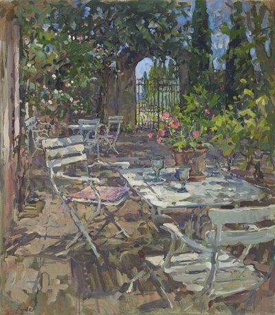 Terrasse, Mas de la Rose von Susan Ryder
