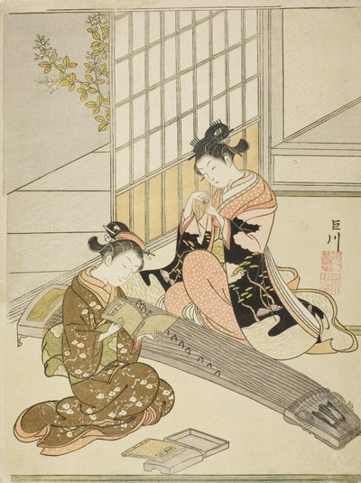 Absteigende Gänse der Koto-Brücken von Suzuki Harunobu