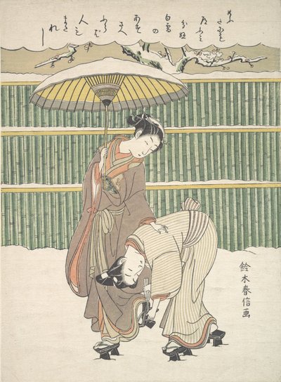 Ohne Titel, ca. 1768 von Suzuki Harunobu