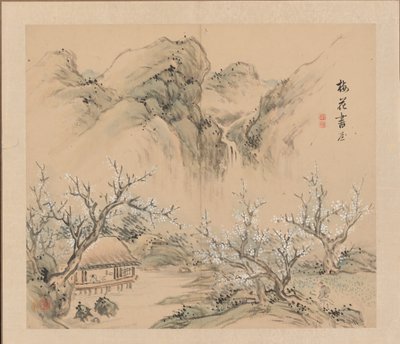 Landschaften der vier Jahreszeiten, 1833 von Takaku Aigai
