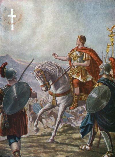 Die Bekehrung von Kaiser Konstantin I. von Tancredi Scarpelli