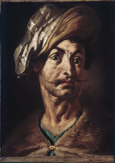 Männerkopf mit Turban von Tanzio da Varallo