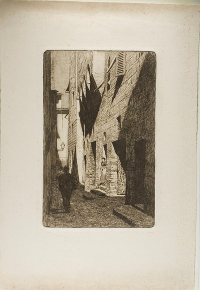 Haus von Dante da Castiglione von Telemaco Signorini