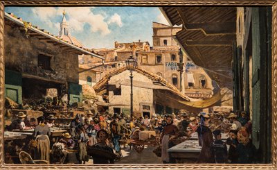 Der alte Markt von Telemaco Signorini