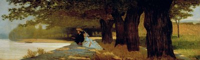 Die Flitterwochen, ca. 1862-1863 von Telemaco Signorini