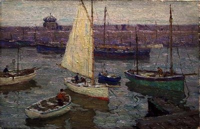Ein grauer Tag, St. Ives von Terrick Williams