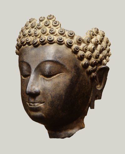 Buddhakopf im Lanna-Stil von Thai School