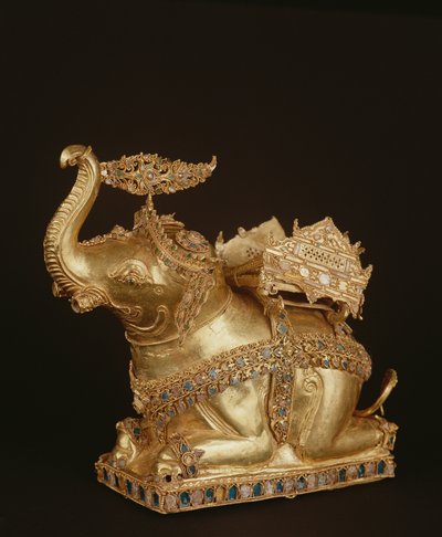 Elefant (Gold) von Thai School